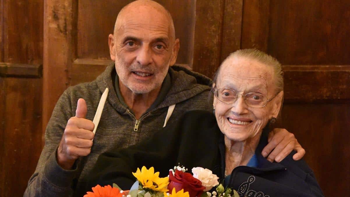 anna brosio con il figlio paolo