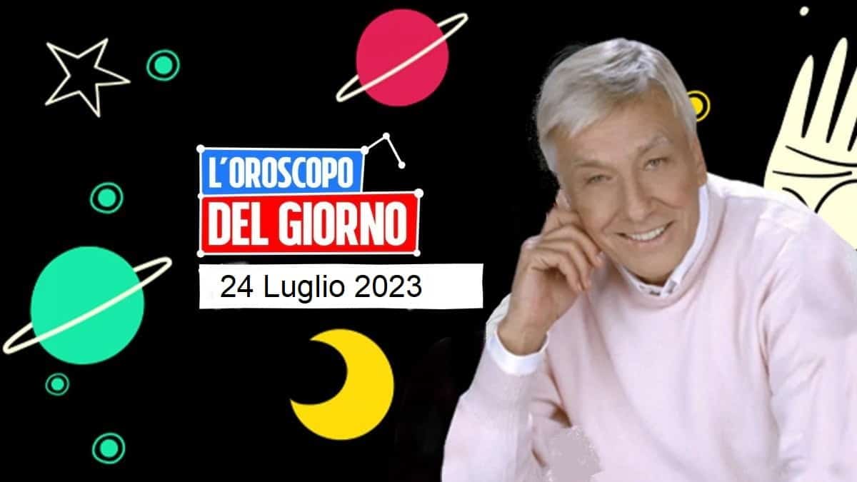 oroscopo branko 24 luglio 2023