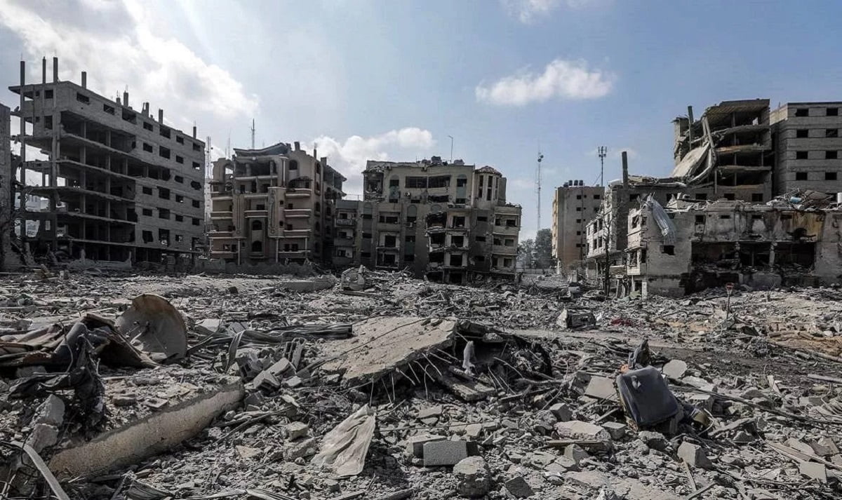 gaza bombardata