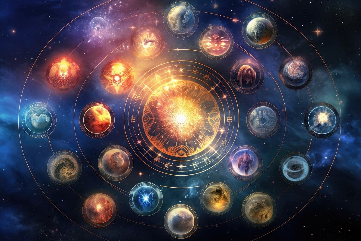 vecteezy ai generated zodiac signs in space elements of this image 36105208