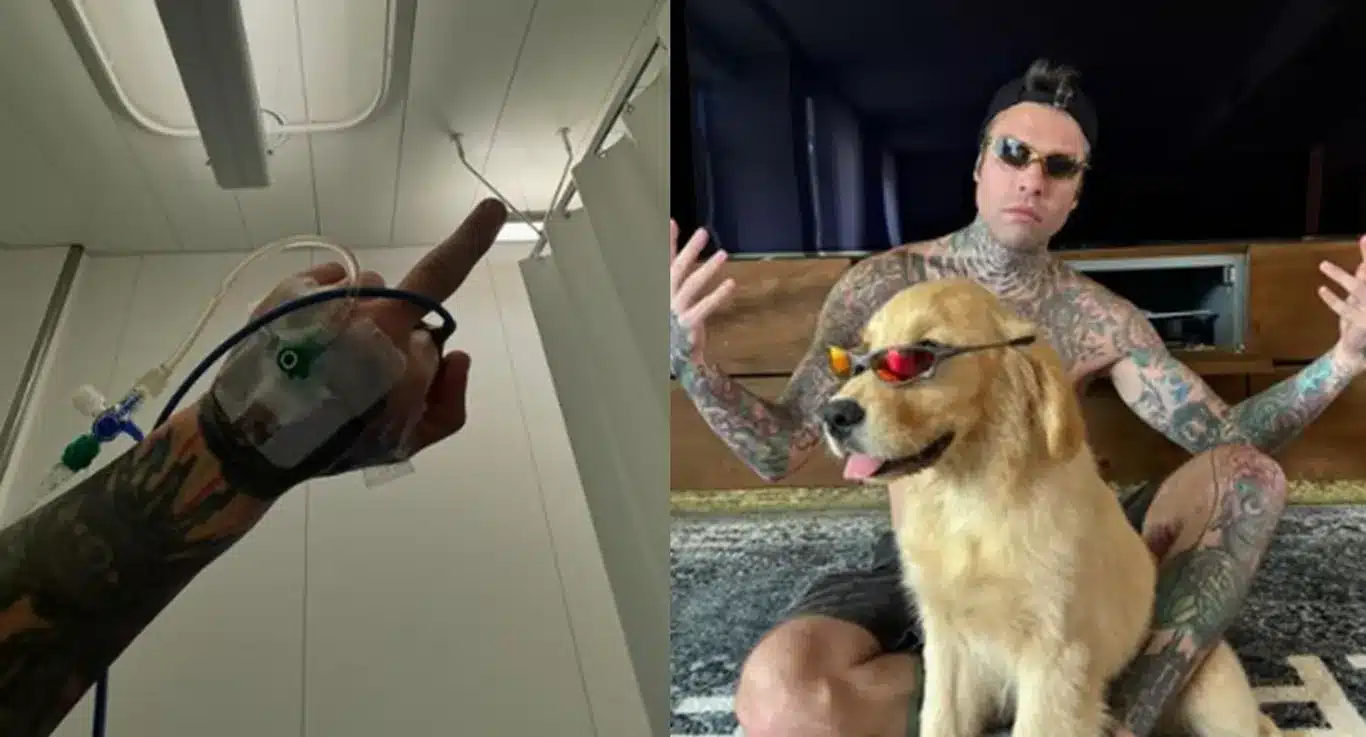 fedez torna sui social la foto dallospedale e ladozione di un nuovo cane