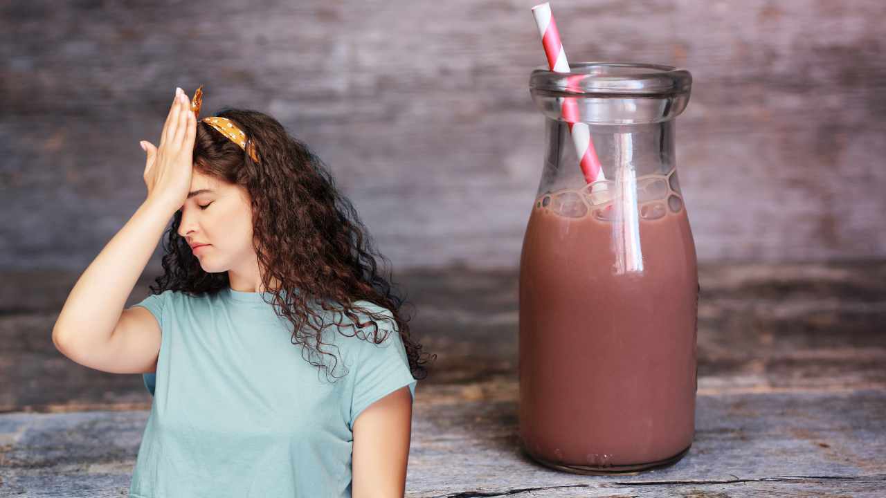Latte al cioccolato