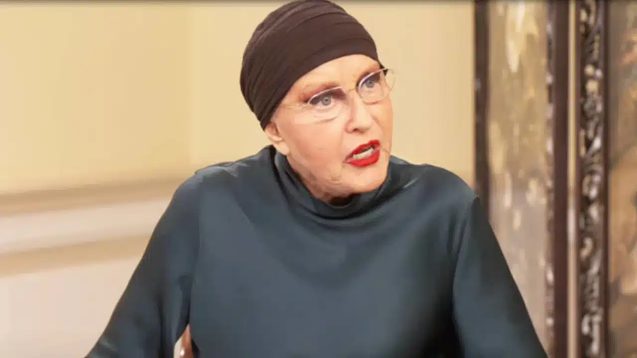 Barbara Palombelli annuncia in diretta: Eleonora Giorgi ci sta lascindo