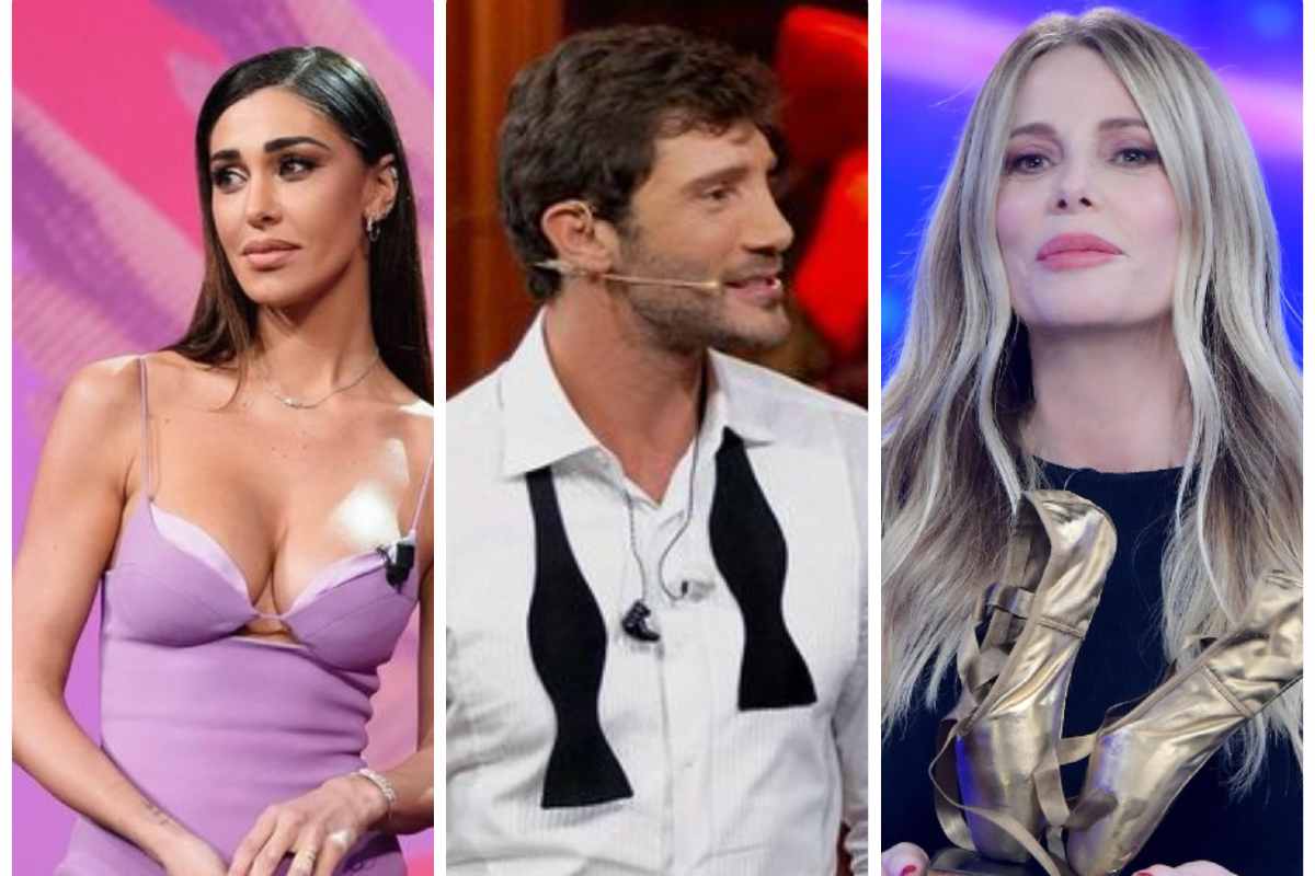 Belen Rodriguez Stefano De Martino e Alessia Marcuzzi