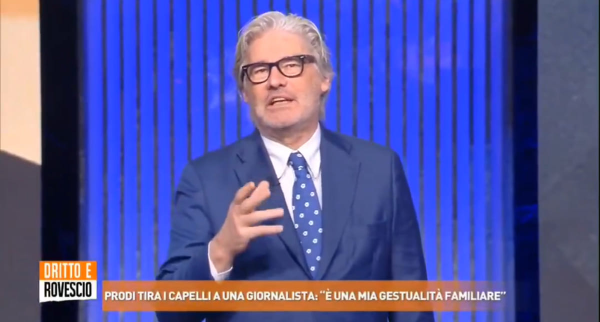 "Andate a fare in cu**". Paolo Del Debbio perde il controllo in diretta