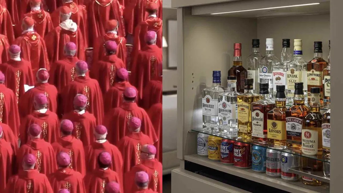 Minibar svuotato dai cardinali: alcolici finiti in un lampo, pensavano fossero gratis