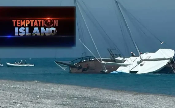 Temptation Island 2025: affonda la barca del programma durante le riprese in Calabria