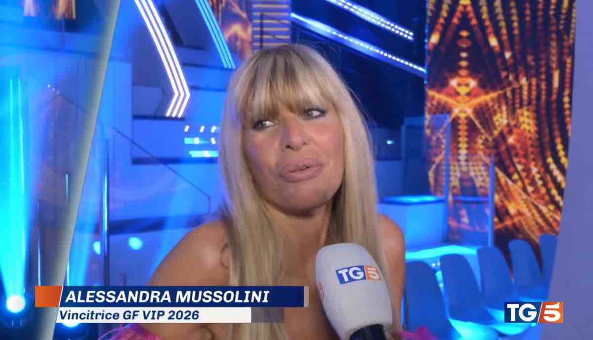 Alessandra Mussolini dopo il GF Vip: “Ecco cosa è successo con mio marito”