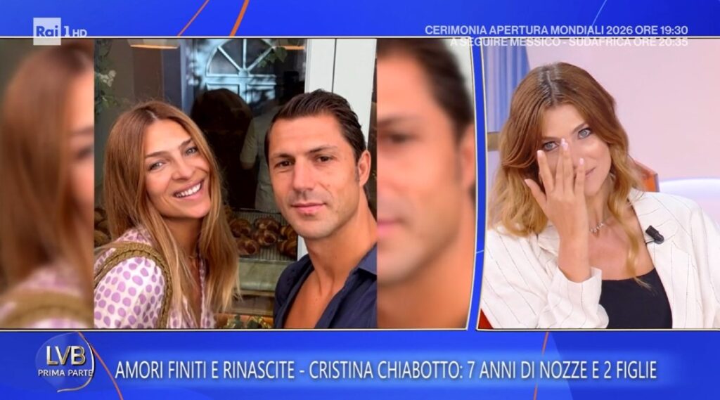 “Sono stata tradita”: la confessione di Cristina Chiabotto in diretta