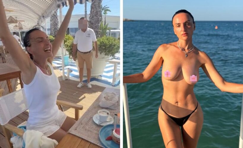Arisa compie 44 anni e festeggia al mare: la foto in topless conquista i social