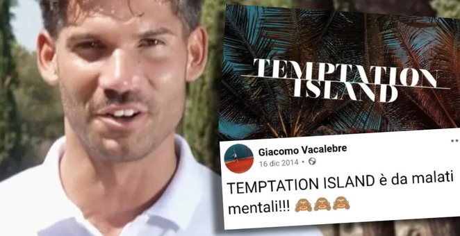 Giacomo Vacalebre nella bufera prima di Uomini e Donne: “Temptation Island è da malati mentali”