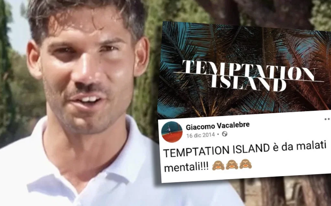Giacomo Vacalebre nella bufera prima di Uomini e Donne: “Temptation Island è da malati mentali”
