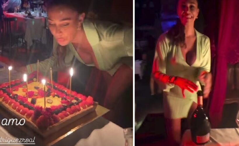 Belen Rodriguez festeggia 42 anni e il gossip si accende per Maduka Okoye