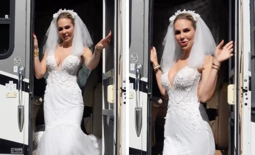 Ilary Blasi scherza sul matrimonio nel promo del Grande Fratello Vip: “Eccolo il vestito giusto”